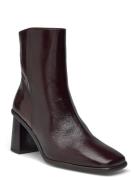 Booties Shoes Boots Ankle Boots Ankle Boots With Heel Brown Billi Bi