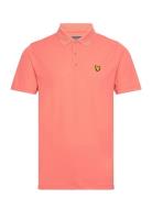 Golf Tech Polo Shirt Sport Polos Short-sleeved Pink Lyle & Scott Sport