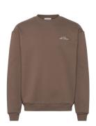 French Sweatshirt Tops Sweat-shirts & Hoodies Hoodies Brown Les Deux