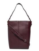 Casset Soft Structure Bags Small Shoulder Bags-crossbody Bags Burgundy...