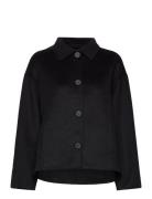 Jacket Melissa Unlined Ulljakke Jakke Black Lindex