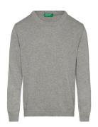 Sweater L/S Tops Sweat-shirts & Hoodies Sweat-shirts Grey United Color...