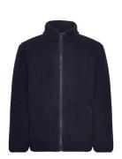 Fleece Jacket Tops Sweat-shirts & Hoodies Fleeces & Midlayers Navy Lin...