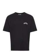 Nb Waffle Nb Tee Black Designers T-shirts Short-sleeved Black Nikben