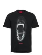 Dayaking Designers T-shirts Short-sleeved Black HUGO