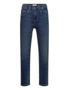 Trousers Denim Jersey Staffan Bottoms Jeans Regular Jeans Blue Lindex