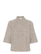 Kaemilie Knit Pullover Tops Knitwear Jumpers Beige Kaffe