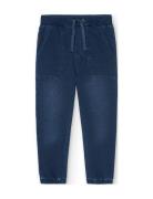 Fleece Denim Trousers For Boy -Bci Bottoms Sweatpants Blue Boboli