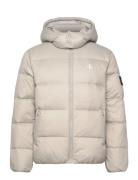 Essentials Down Jacket Fôret Jakke Beige Calvin Klein Jeans