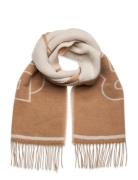 Vianna_35*180 Accessories Scarves Winter Scarves Beige BOSS