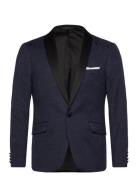 Jaquard Smoking Blazer Smoking Navy Lindbergh