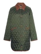 Barbour Os Liddesdale Vattert Jakke Khaki Green Barbour