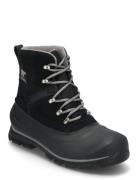 Buxton Lace Boot Wp Støvletter Med Snøring Black Sorel