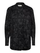 Heti Nokturno Tops Shirts Long-sleeved Black Marimekko