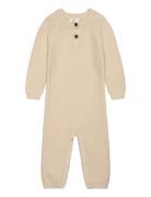 Classic Cotton Baby Full Body Langermet Bodysuit Beige Copenhagen Colo...