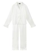 Nlfnighty Pyjamas Set Pyjamas Sett White LMTD