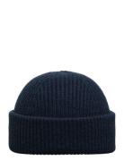 Slhmason Merino Sailor Wool Beanie Accessories Headwear Beanies Navy S...