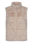 Fqfoxy-Waistcoat Vests Padded Vests Cream FREE/QUENT