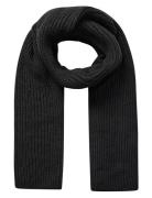 Sc-Frauke Accessories Scarves Winter Scarves Black Soyaconcept