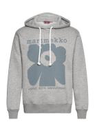 Luuppi Ii Unikko Placement Tops Sweat-shirts & Hoodies Hoodies Grey Ma...