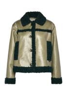 Vinyl Jacket Skinnjakke Skinnjakke Khaki Green Scotch & Soda