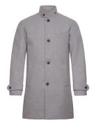 Jjemelton Wool Coat Sn Ullfrakk Frakk Grey Jack & J S