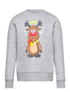 Jjxmas Jolly Sweat Crew Neck Jnr Tops Sweat-shirts & Hoodies Sweat-shi...