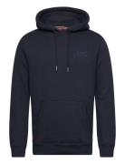 Essential Logo Hoodie Tops Sweat-shirts & Hoodies Hoodies Navy Superdr...