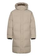 Recycled Padded Coat Parkas Jakke Cream Lindbergh