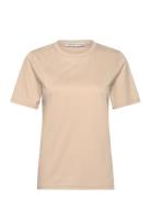 Deiro Tops T-shirts & Tops Short-sleeved Beige Tiger Of Sweden