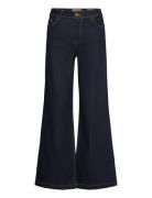 Mmdara Deluxe Jeans Bottoms Jeans Flares Navy MOS MOSH