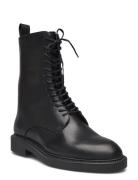 Alex W Shoes Boots Ankle Boots Laced Boots Black VAGABOND