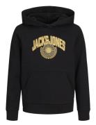 Jjkam Varsity Branding Sweat Hood Jnr Tops Sweat-shirts & Hoodies Hood...