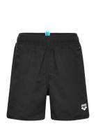 Boys' Beach Boxer Solid R Black-White Sport Swimshorts Black Arena