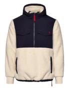 Hybrid Hoodie Outerwear Jackets Anoraks Cream Polo Ralph Lauren