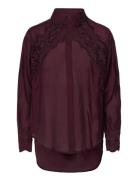 Cmmolly-Shirt Tops Shirts Long-sleeved Burgundy Copenhagen Muse