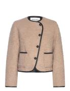 Nylah Wool Blend Jacket Ulljakke Jakke Beige Malina