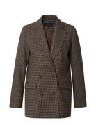 Remi Wool Blend Double Breasted Blazer Blazers Double Breasted Blazers...