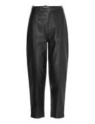 Kamaiw Pant Bottoms Trousers Leather Leggings-Bukser Black InWear