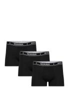 Morris Boxer Brief Mixed 3-Pack Wob Boksershorts Black Morris