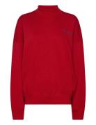 Vintage Fleece-Lsl-Sws Tops Sweat-shirts & Hoodies Sweat-shirts Red Po...