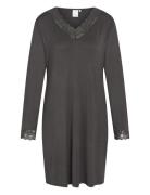 Karita Longsleeved Dress Nattkjole Grey CCDK Copenhagen