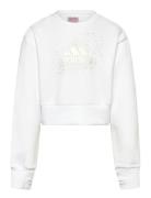 Jg Glm Crew Tops Sweat-shirts & Hoodies Sweat-shirts White Adidas Spor...