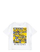 Nmmjule Minions Nreg Ss Top Box Sky Tops T-shirts Short-sleeved White ...