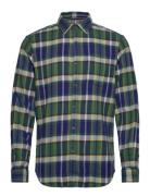 Ls Plaid Flannel Str Tops Shirts Casual Multi/patterned Original Pengu...