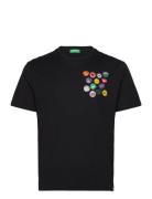 T-Shirt Tops T-shirts Short-sleeved Navy United Colors Of Benetton