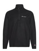 Half Zip Top Tops Sweat-shirts & Hoodies Sweat-shirts Black Champion