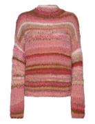 Turtle Neck Sw. L/S Tops Knitwear Jumpers Pink United Colors Of Benett...