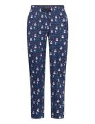 X-Mas Pyjama Pants Pyjamas Blue Lindbergh