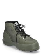 Mb Luna Trek Mid Nylon Støvletter Med Snøring Green Moon Boot